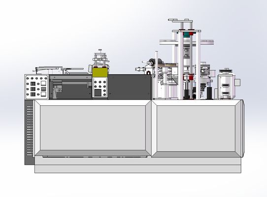 Macchina per la fabbricazione di tazze di carta monouso completamente automatica per la lavorazione del caffè e del tè