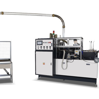 Macchina di produzione di tazze di carta automatiche monouso a media velocità con dimensioni esterne 2130mm*1350mm*1900mm e tensione 220V/380V