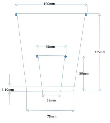 Macchina di produzione di tazze di carta automatiche monouso a media velocità con dimensioni esterne 2130mm*1350mm*1900mm e tensione 220V/380V