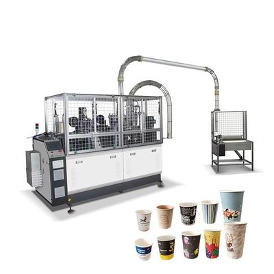 2-12 oz Macchina per la formazione di tazze di carta con doppia parete Dimensione esterna di 2200*1350*1900mm e 2500 kg Capacità