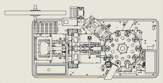 Macchina di piegatura di carta per la produzione di ciotole completamente automatica 20-50oz 60-70pcs/min Macchina di formazione di ciotole di zuppa di carta