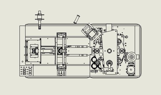 Macchina di produzione di tazze di carta completamente automatica per i produttori Dimensione esterna 2130mm*1350mm*1900mm Nota Servizio personalizzato