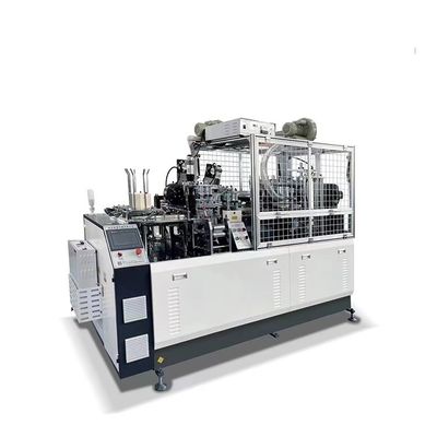 Macchina automatica per la produzione di tazze da caffè in carta ad alta velocità di 90-100pcs/min e Copper Bar Cup Boned Way