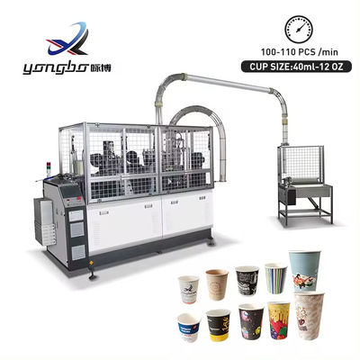 Coppa di carta automatica con manico macchina di formazione 100pcs/min Voltaggio completamente automatico 380V/Personalizzato