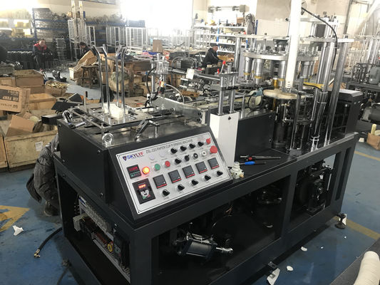 4KW Disposable Paper Tea Cup Forming Machine Per Piccole Aziende Nota Servizio personalizzato