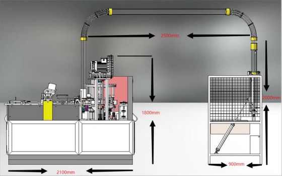 Servizio personalizzato Completamente automatico 65-85pcs/Min 3-16oz Coppa Making Machine Potenziare il vostro business con la nostra macchina di coppe di carta