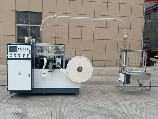4kw Macchina per la produzione di tazze da caffè di carta completamente automatica Macchina per la formazione di tazze di carta usa e getta con carta rivestita in PE singolo/doppio