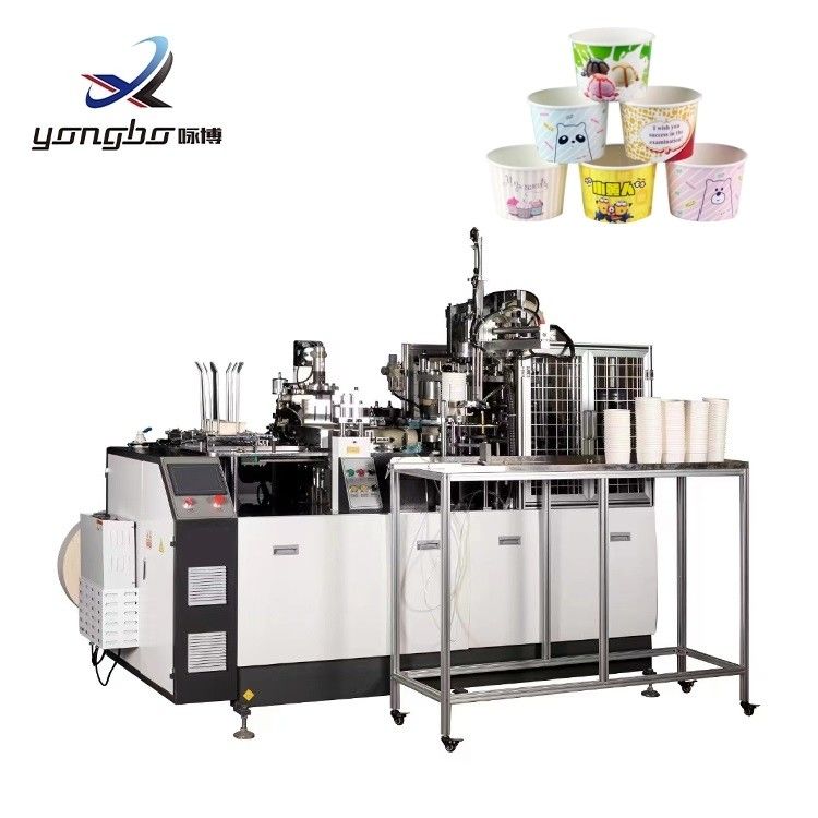 60-70pcs/min Macchina di produzione di ciotole di carta completamente automatica per la produzione di ciotole usa e getta