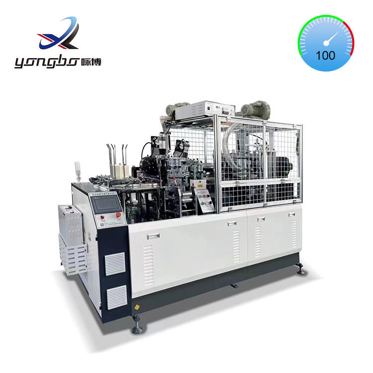 Coppa di carta automatica con manico macchina di formazione 100pcs/min Voltaggio completamente automatico 380V/Personalizzato