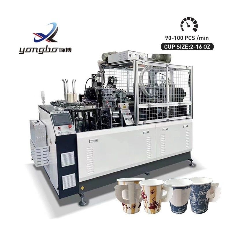Personalizzabile 90-100pcs/min High Speed Disposable Paper Coffee Cup Making Machine 9kw Paper Cup Forming Machine